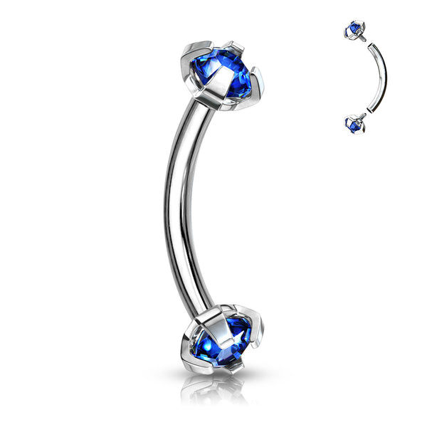 Claw set Curved Barbells