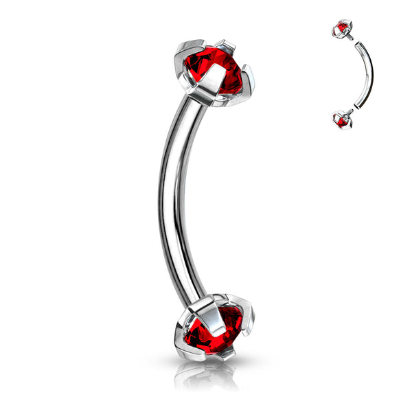 Claw set Curved Barbells