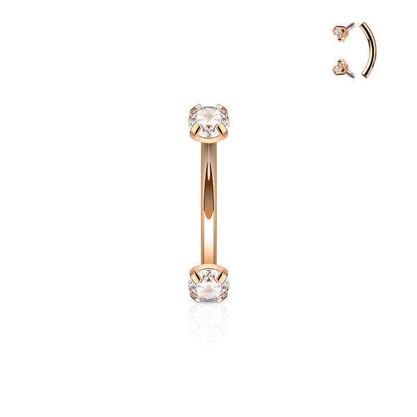 Claw set Curved Barbells