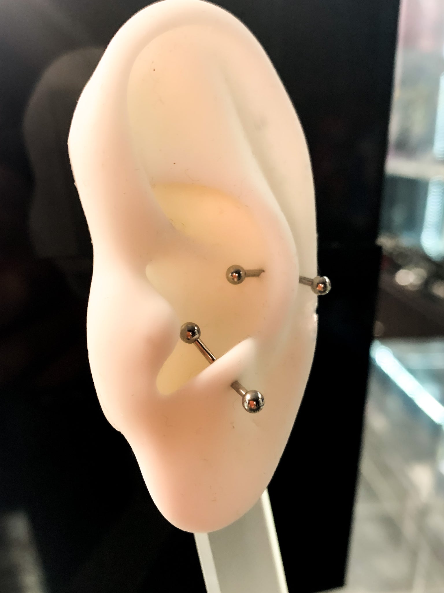 Snug or Anti-Tragus piercing appointment with Pic & Mix @ 17 Fountain Street