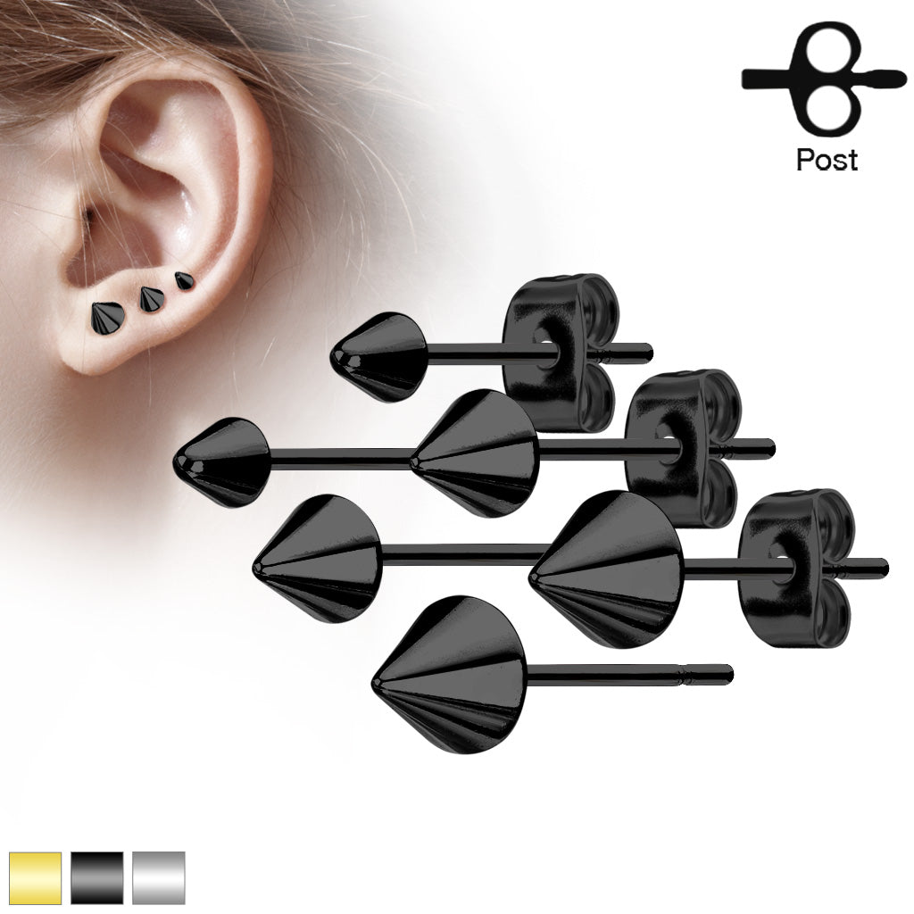 Spike Stainless Steel Earring Studs