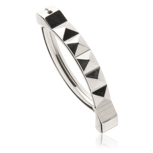 TI ROOK OVAL PYRAMID ROOK HINGED RING