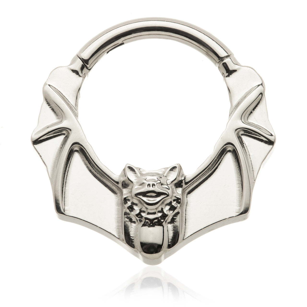 Titanium Bat hinged ring 1