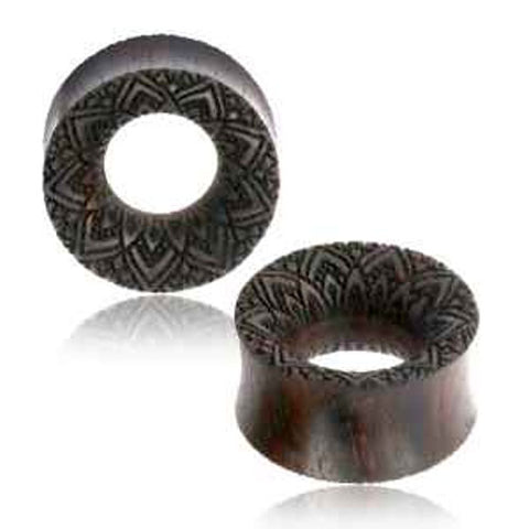 Handmade Narra Wood Laser Ear plug