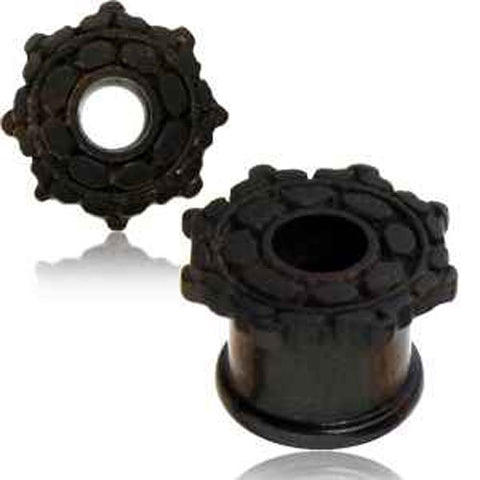 Handmade Two tone Arang wood plugs Afghan tribal design ear plugs.