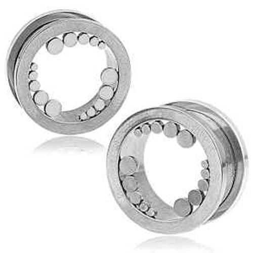 316L Bubbles two piece tunnels