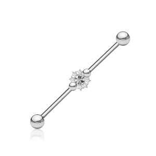 Beads/Stars/CZ 316L Surgical Steel Industrial bar