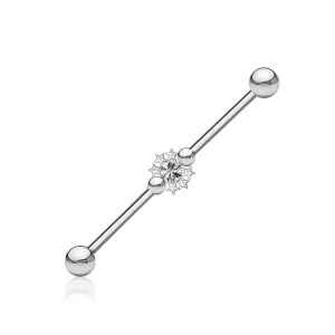 Beads/Stars/CZ 316L Surgical Steel Industrial bar