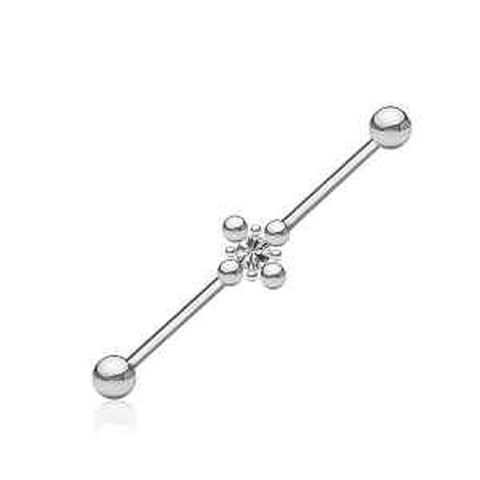 316l CZ Beaded Surgical steel Industrial bar