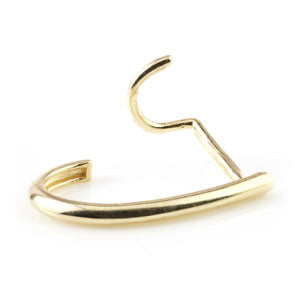 9ct gold nose wrap 0.6 x 9mm