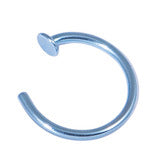 Anodised titanium open rings 0.8 x 7,8 or 9mm