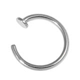Anodised titanium open rings 0.8 x 7,8 or 9mm