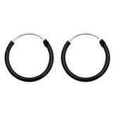 Sterling silver coated hoops - £4.99 - £5.50