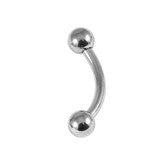 Surgical steel curved barbell - 1.2mm