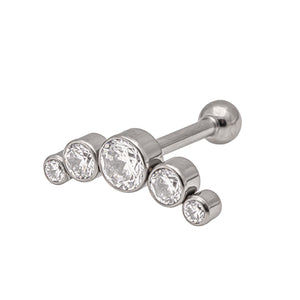 Push Fit Titanium Micro bar 1.2 x 8mm