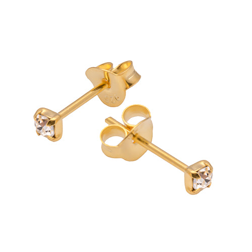 Earrings - Rose, Black or Gold colour studs