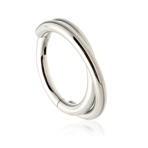 Titanium Hinged 1.2x8mm side twisted