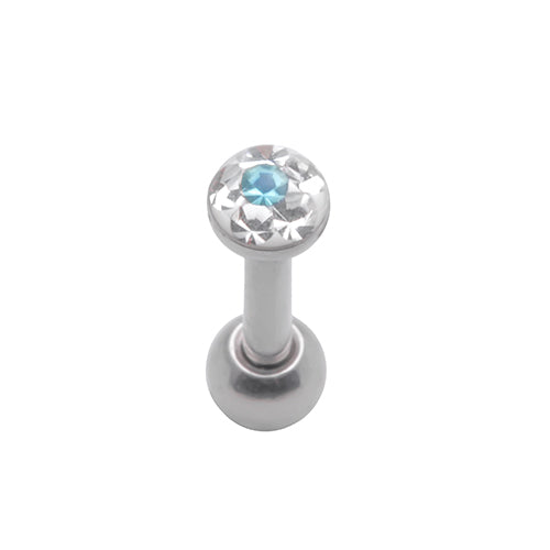 Surgical Steel Tragus/Cartilage bar 1.2x6mm - assorted colours