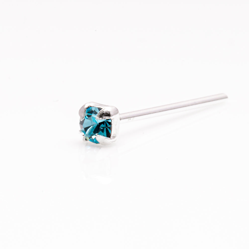 Sterling Silver Square nose stud