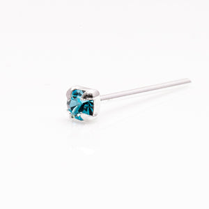 Sterling Silver Square nose stud