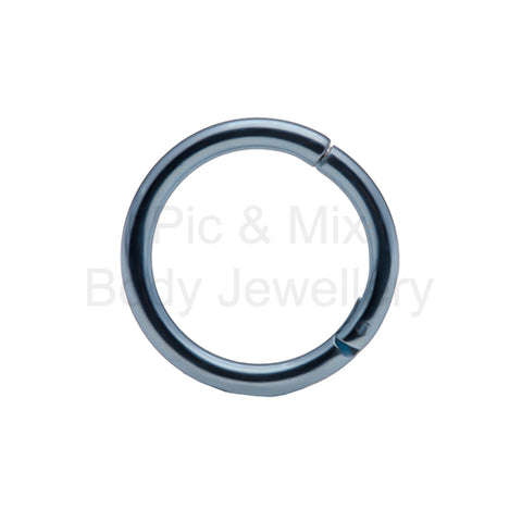Titanium Hinged Rings - 1.2mm