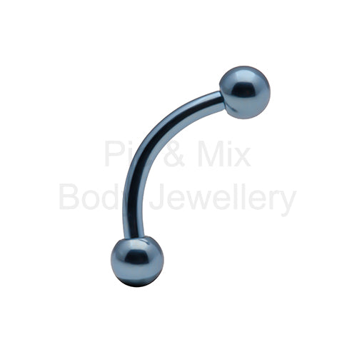 Titanium Curved Barbells - 1.2x7 or 8mm