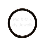 Black Continuous nose ring 0.8