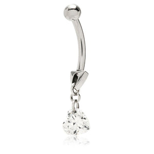 Titanium High polish Titanium belly bar