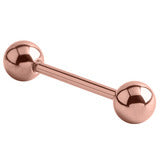 Nipple Bar- 1.6x8-18mm Rose Gold 316L