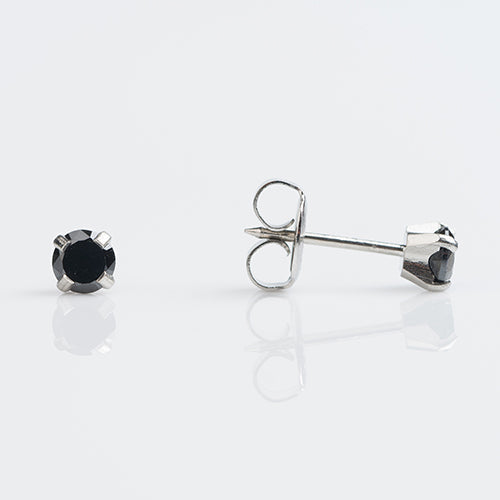 Stainless steel Crystal earrings pierced with the Studex System 75 Gun
