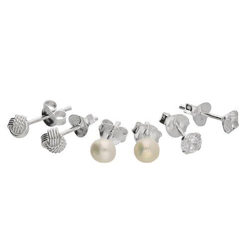 Sterling Silver earring set