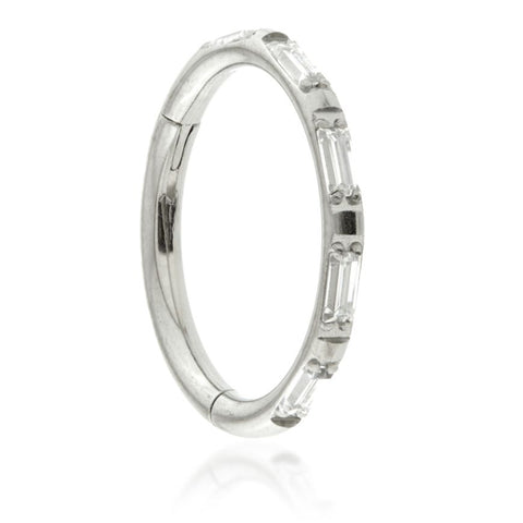 BAGUETTE HINGED RING