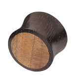 Wooden plugs -Tunnel Version Ebony/ Teak