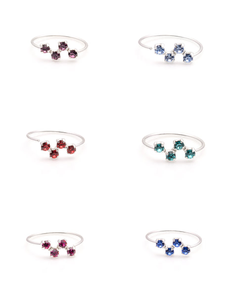 Sterling silver crystal nose rings £5.99 Each